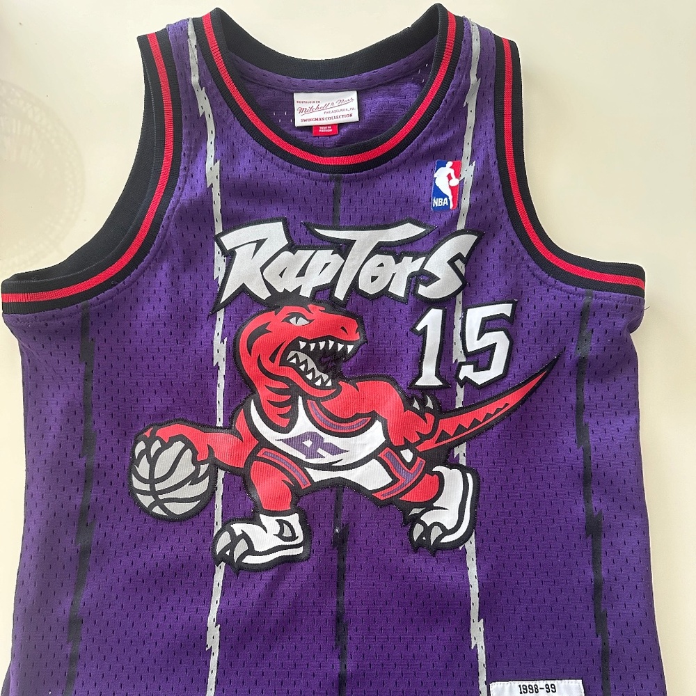 Mitchell and Ness Youth Raptors jersey